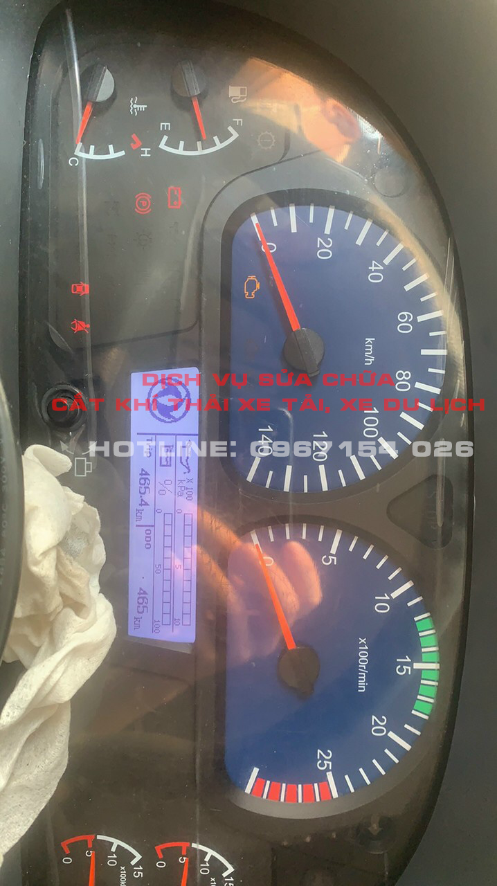 Cắt hệ thống xử lý khí thải vĩnh viễn cho xe Dongfeng Hoàng Huy sử dụng động cơ Cumins ECM 2880