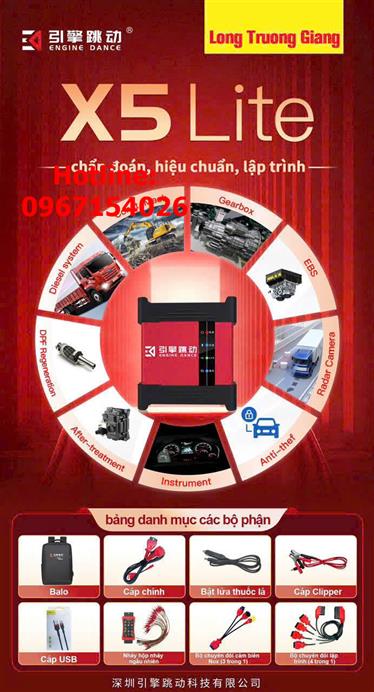     Máy chuẩn đoán đa năng cao cấp X5 ENGINE DANCE   